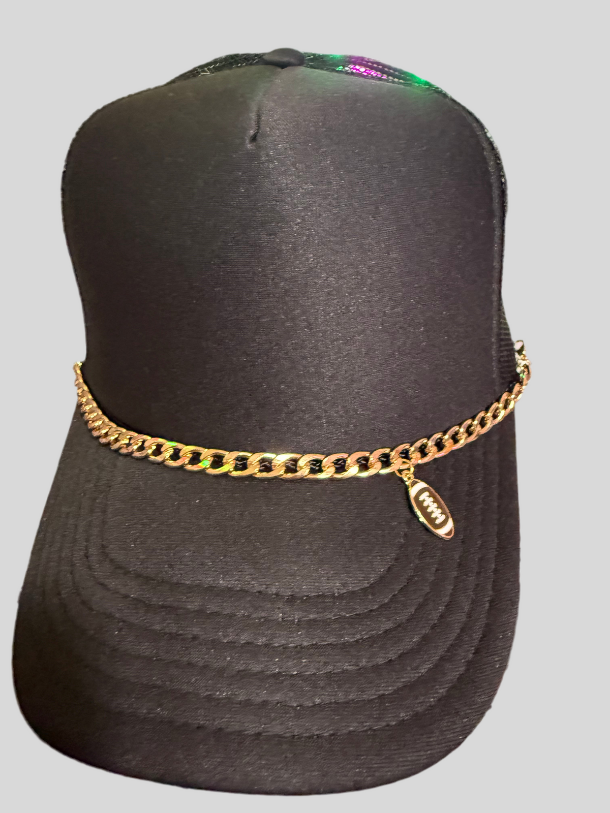 Gold Football Chain